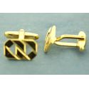 GOLD PLATED CUFF LINKS 016