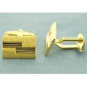 GOLD PLATED CUFF LINKS 018