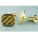 GOLD PLATED CUFF LINKS 025