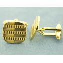 GOLD PLATED CUFF LINKS 026