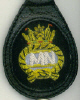 Gold Wire Badge Key Rings - Merchant Navy