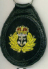 Gold Wire Badge Key Rings - Royal Navy