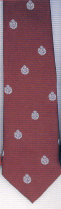 RAF Tie - Cap Badge Motif Maroon
